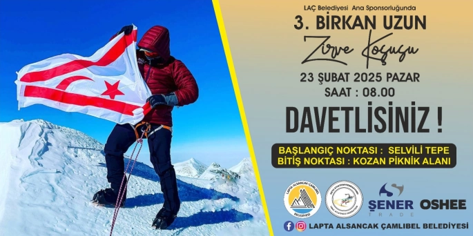 3. Birkan Uzun Zirve Koşusu gerçekleşiyor