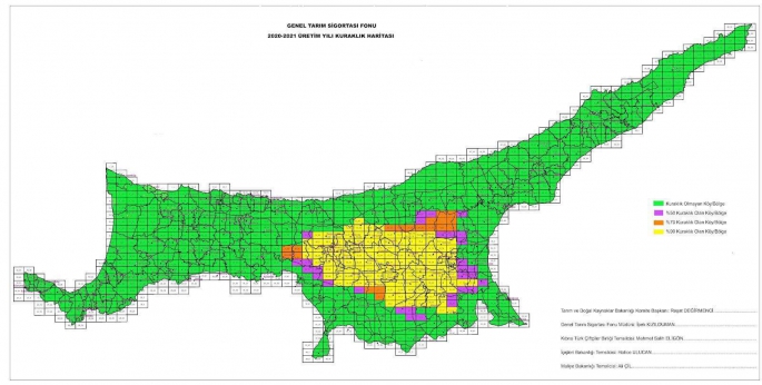 61 Köy Kuraklık Zararı Kapsamında, İşte Harita!