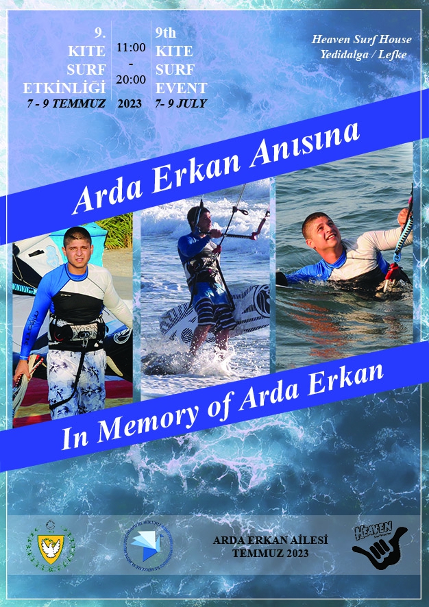 Arda Erkan anısına Kite-Surf etkinliği düzenleniyor