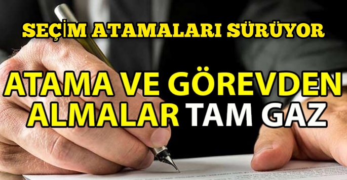 Atamalar tam gaz 