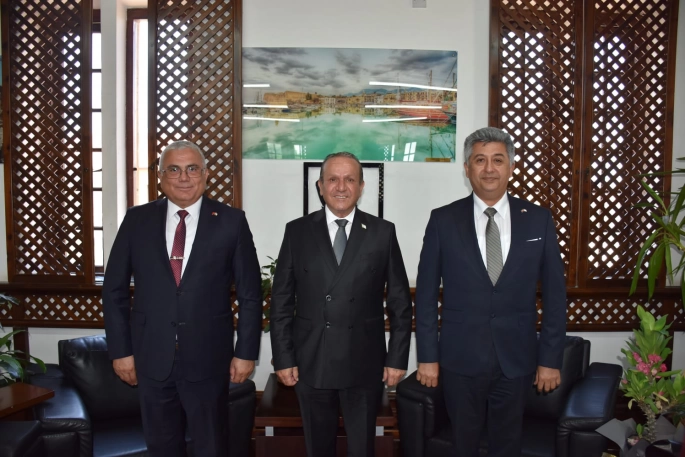 Ataoğlu, Karaca ve Balaban'ı kabul etti