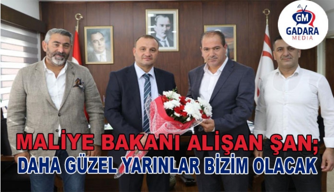 BAKAN ŞAN, KKTC ELAZIĞ KÜLTÜR VE DAYANIŞMA DERNEĞİ HEYETİNİ KABUL ETTİ