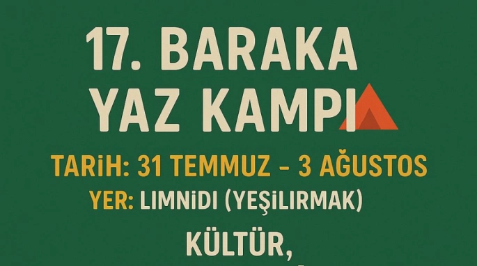  Baraka Yaz Kampı kayıtları yarın ve cumartesi günü alınacak