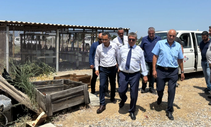 Başbakan Üstel ve hükümet ortakları Teknecik Santrali'ni ziyaret etti