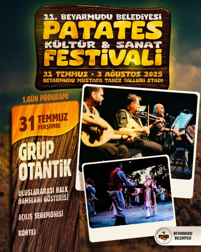 Beyarmudu’nda Patates ve Halk Dansları Festivali başlıyor
