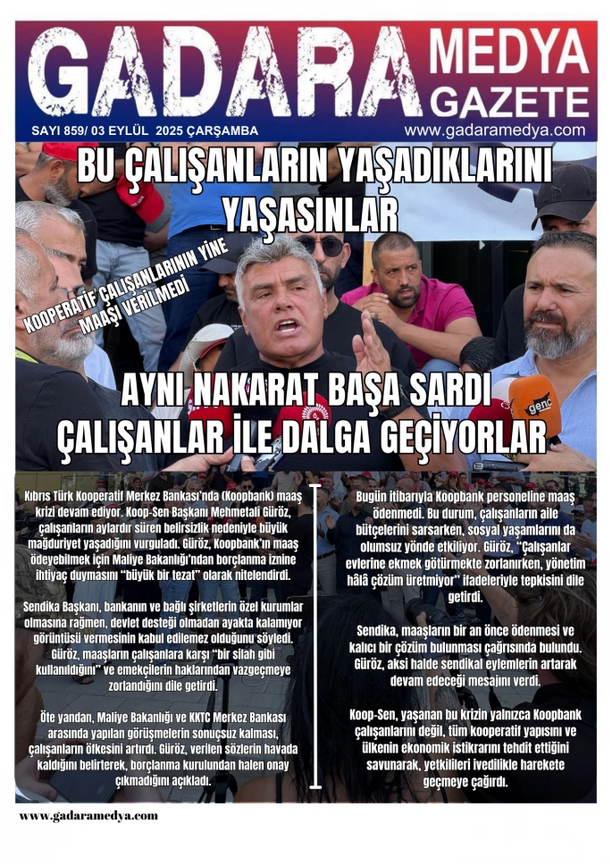 BU ÇALIŞANLARIN YAŞADIKLARINI YAŞASINLAR