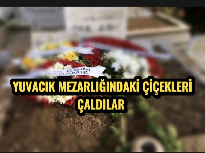 Bunuda yaşadık !! Mezardaki çiçekleri çaldılar ..