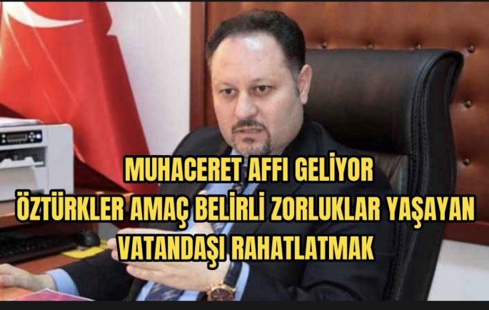 Çalışmalarımız başladı savcılık görüşü alarak affı yürülüğe koyacağız 