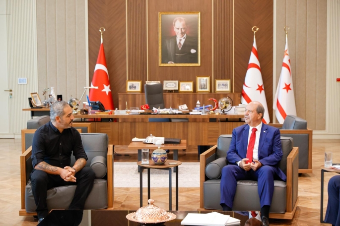 Cumhurbaşkanı Ersin Tatar, DİKA Eşbaşkanı ve beraberindeki heyeti kabul etti