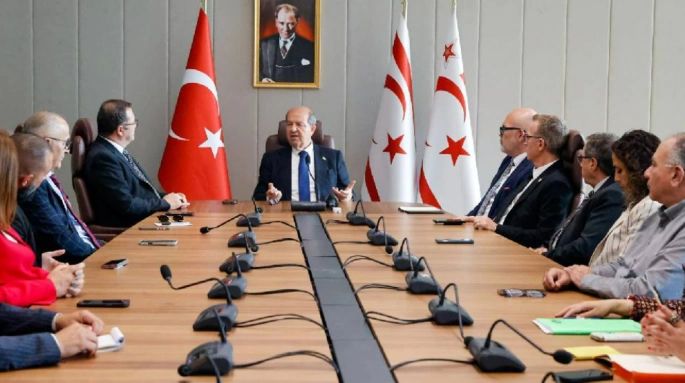 Cumhurbaşkanı Tatar, Ticaret Odası heyetini kabul etti