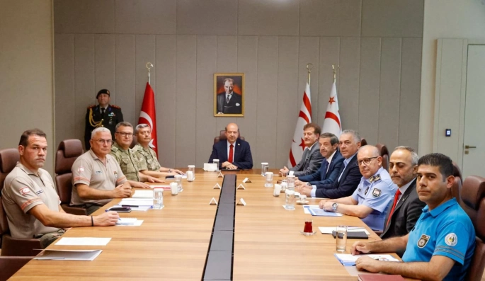 Cumhurbaşkanlığında güvenlik toplantısı yapıldı