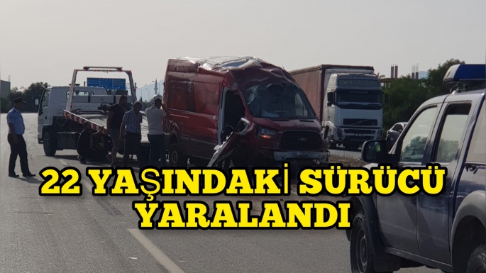 Dörtyol’da kaza ucuz atlatıldı 