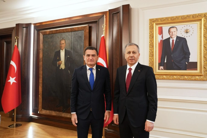  Dursun Oğuz ve heyeti, Ali Yerlikaya ile Ankara’da görüştü