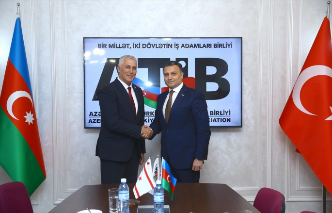 Ekonomi ve Enerji Bakanı Amcaoğlu, Azerbaycan'da iş insanlarıyla buluştu