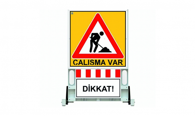 Ercan-Akıncılar arasında trafik tek şeritten verilecek
