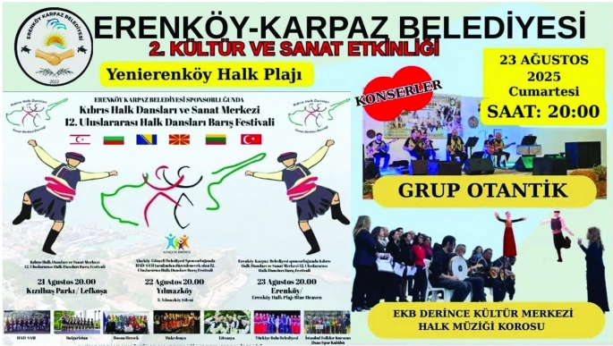 Erenköy-Karpaz Belediyesi 2. Kültür ve Sanat Etkinliği başlıyor