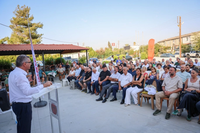 Erhürman Gaziveren’de vurguladı: “Bu adanın kuzeyi de Avrupa olacak” Çeler: Biz ak güvercini başağın yanına koyduk; Şimdi sıra halkta!