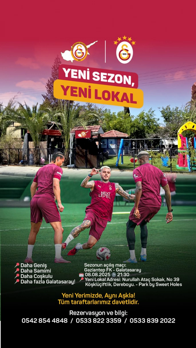Galatasaray Taraftarları yeni sezonda yeni lokalde buluşuyor