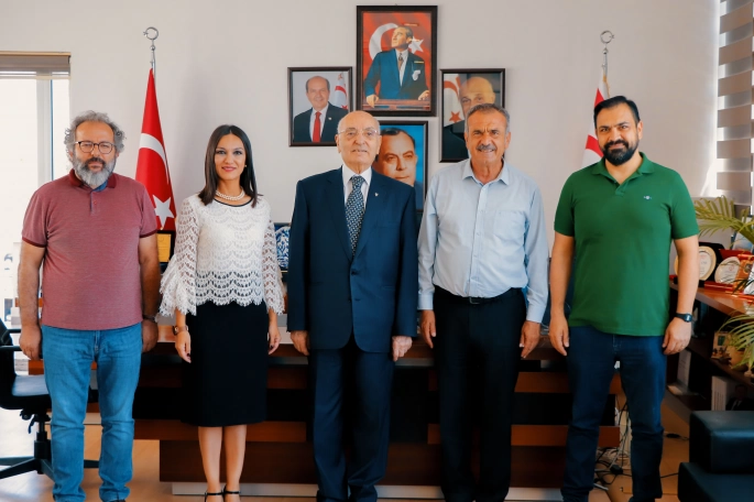 Gazimağusa Belediye Başkanı akademisyen Prof. Dr. Keleş’i kabul etti