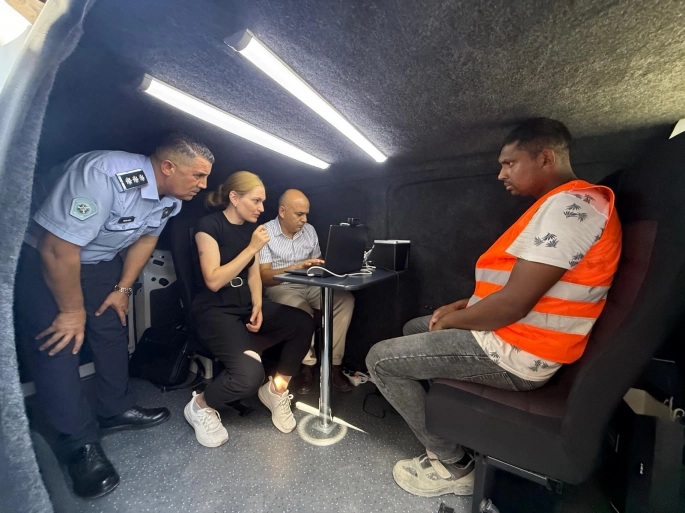 Gaziveren’de mobil göç denetimi ilk kez gerçekleştirildi