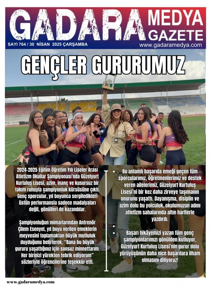 GENÇLEE GURURUMUZ