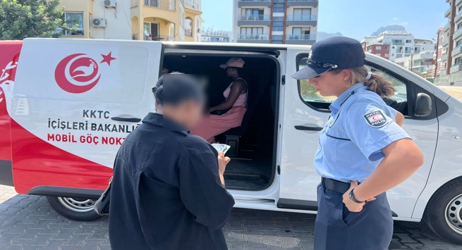 Göç Merkezi ekiplerinden Güzelyurt ve Girne’de denetim