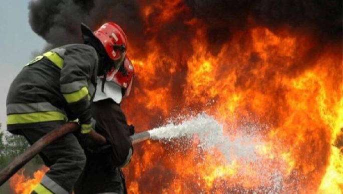 Güzelyurt-Lefkoşa ana yolunda yangın: 12 narenciye ağacı yandı