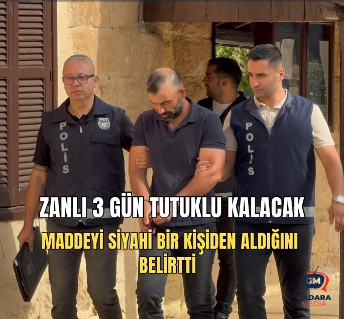 Güzelyurt’ta Uyuşturucu Zanlısı 3 Gün Tutuklu Kalacak
