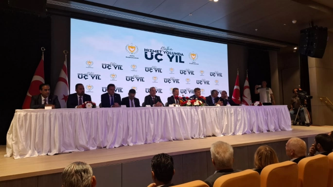 “Halka Hizmet Yolunda Üç Yıl” Basın Toplantısı başladı