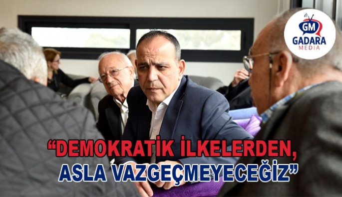 Harmancı: “Demokratik ilkelerden, asla vazgeçmeyeceğiz”