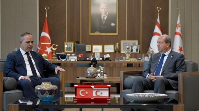Harmancı, Tatar ile görüştü