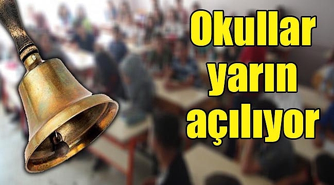 Hayırlısı İle yarın okullar açılıyor çocuklarımıza başarılı ve sağlıklı bir eğitim dönemi dileriz