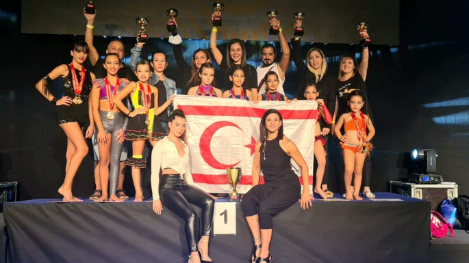 Hırvatistan'da, 'International Dance Open' Yarışmasında, 'Nev Fitness ' KKTC'yi Gururlandırdı.