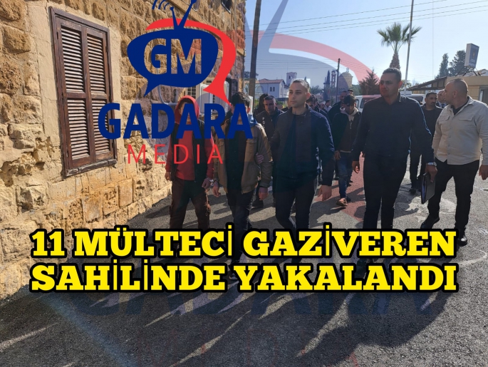 İnsan tüccarları yine KKTC’yi seçti. Gaziveren sahilinde güneye geçirilmek istenen mülteciler yakalandı