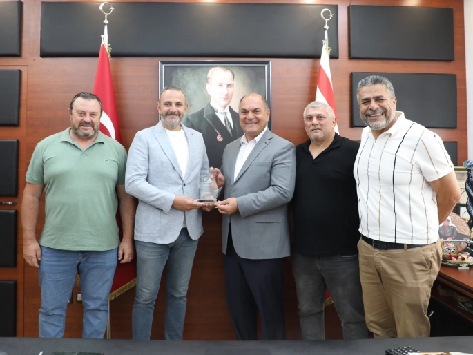 Karavezirler, KKTC Avcılık Federasyonu yönetimini kabul etti