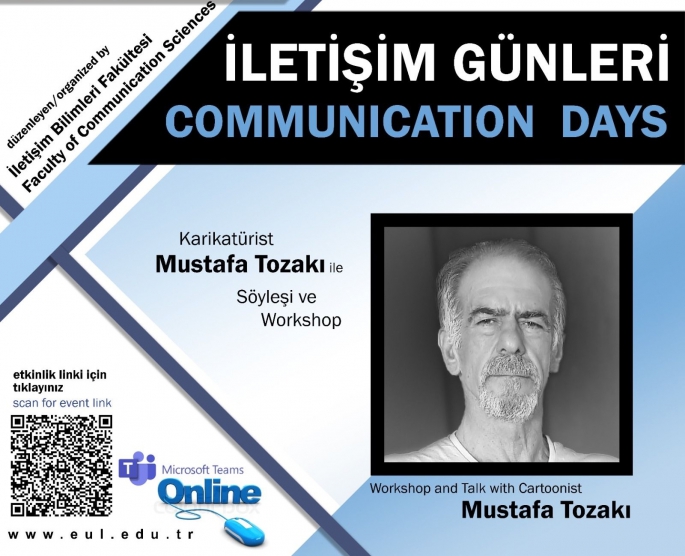 Karikatürist Mustafa Tozakı, Lefke Avrupa Üniversitesiİletişim Bilimleri Fakültesi’nin düzenlediği İletişimGünleri’nin konuğu oldu