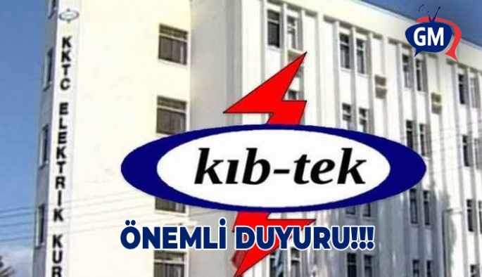 Kıb-Tek'ten önemli duyuru!