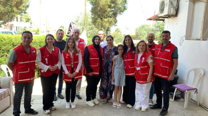  Kıbrıs Türk Kızılay ve Türk Kızılay iş birliğiyle kurban eti dağıtıldı