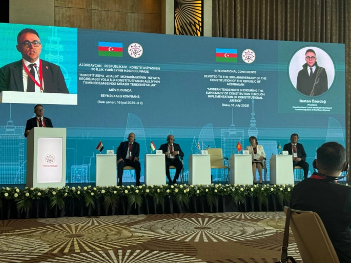 KKTC Anayasa Mahkemesi, Türk Dünyası Anayasa Yargısı Konferansı'na gözlemci üye olarak katıldı