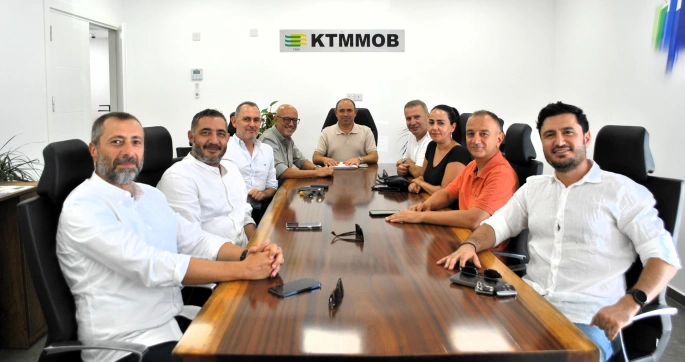  KTMMOB Başkanı Aysal, ESPA heyetini kabul etti
