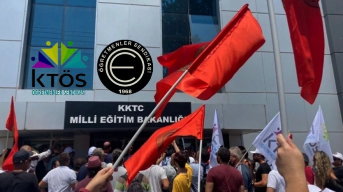 KTÖS ve KTOEÖS grevde: Karanlığa geçit yok!