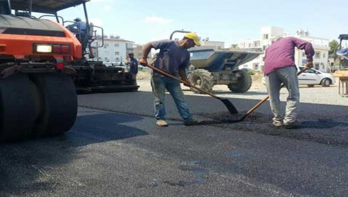Lefkoşa Şehit Kamil Balkan Sokak’ta bugün asfaltlama çalışması yapılacak