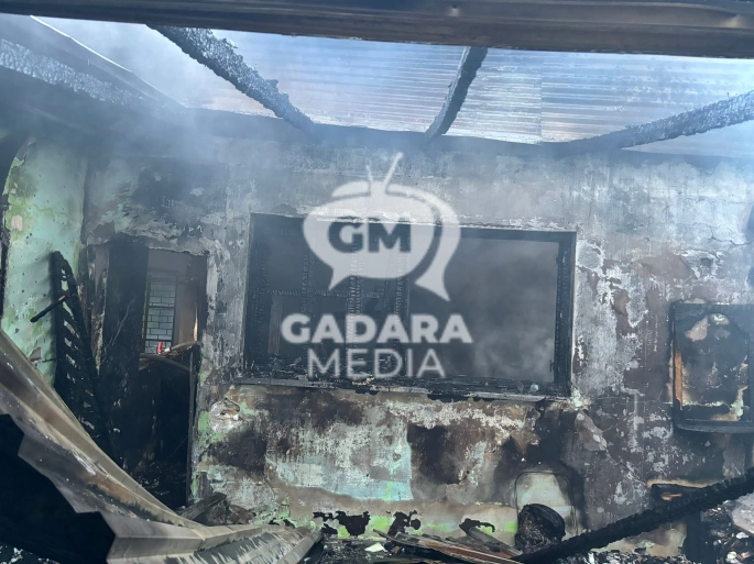 Lojmanda çıkan yangın maddi hasara neden oldu