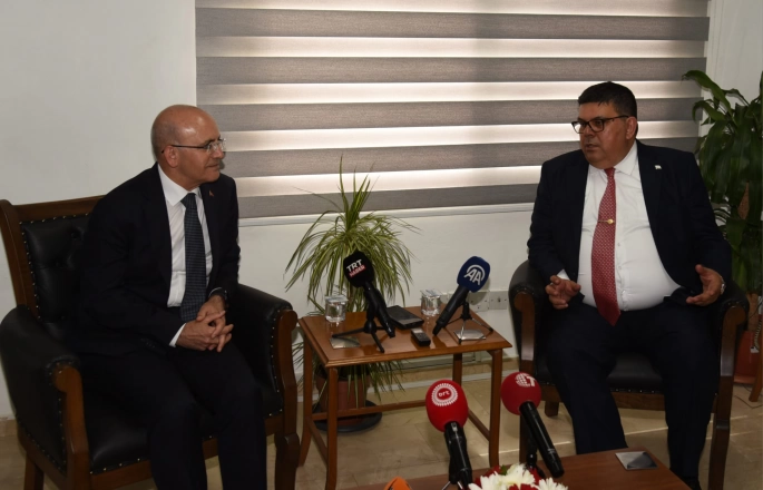 Maliye Bakanı Berova, Türkiye Cumhuriyeti Hazine ve Maliye Bakanı Şimşek’i kabul etti