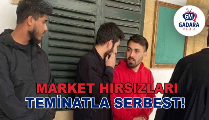 Market hırsızları teminatla serbest!