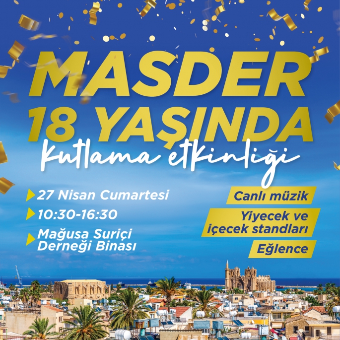  MASDER 18 yaşında…