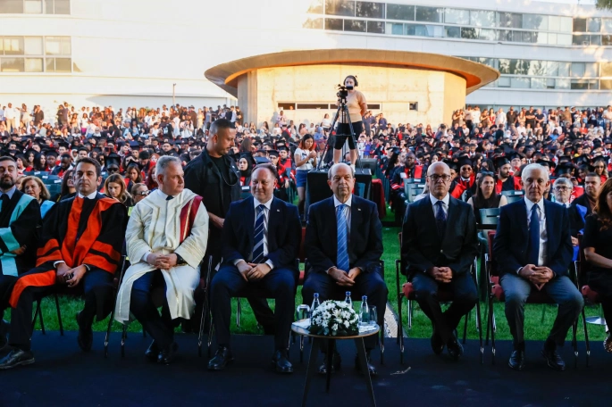 Meclis Başkanı Öztürkler, Uluslararası Kıbrıs Üniversitesi’nin 2024-2025 Bahar Dönemi mezuniyet törenine katıldı