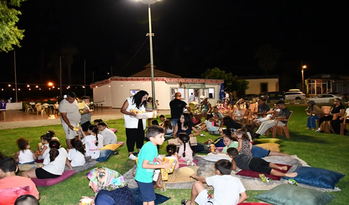 Mesarya Belediyesi’nin Organize Ettiği “Açık Hava Sinema Geceleri” Başladı