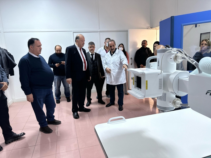  Nalbantoğlu Devlet Hastahanesi Polikliniği'nde yeni bir röntgen cihazı hizmete girdi