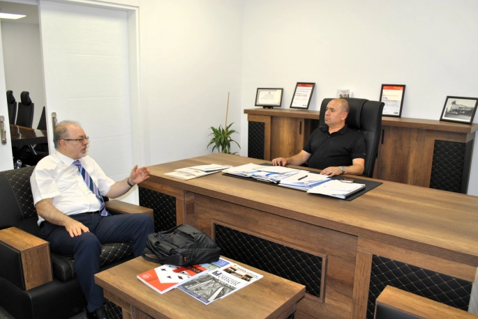 OKKÜ Taş Ocakları Çalıştayı Sonuç Bildirgeleri, KTMMOB Genel Başkanı Aysal'a sunuldu
